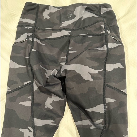 Athleta Black Camouflage Leggings size small - Picture 2 of 5